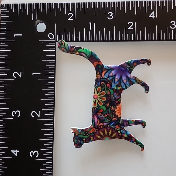 BOHEMIAN  Cat Brooch - Picture 3 of 3